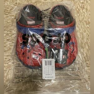 Marvel Spider-Man Crocs size 6